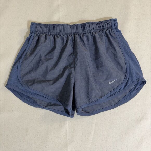NIKE Women's Tempo Dri-Fit Lined Running Shorts "Diffused Blue" Size Small - Picture 1 of 10